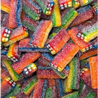   Bombonuri gumate cu căpșuni acre - Bomboane gumate cu căpșuni Tutti Frutti 300g