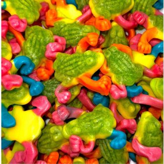 Jeleuri tip broască umplută 300g