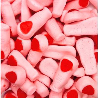 Bombon gumat Finger căpșuni 300g - Vidal Jelly Finger