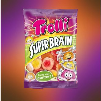 Jeleuri tip creier umplute Trolli Super creier 100g