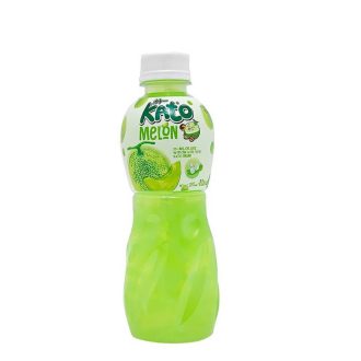   Kato - băutură cu pepene verde și bucăți de jeleu de cocos 320ml