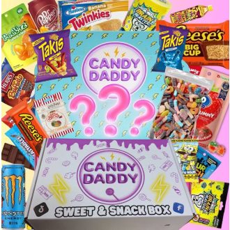   Dulciuri Candydaddy Best Off - Selecție gustări în cutie cadou