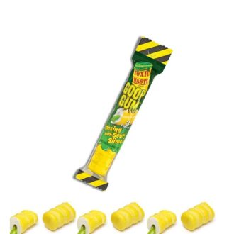   Bombon acrișor umplute cu gumă de mestecat Toxic Waste Goop 44g