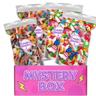   Cutie Mixtă Gigante Bomboane Jeleuoase Dulci-Acrișoare 2500g