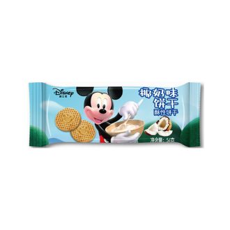   Fursecuri cu lapte de cocos Binqi & Disney Mickey 54g - fursecuri cu cocos