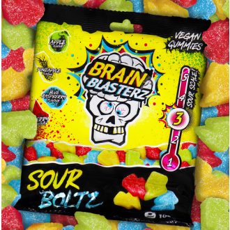 Brain Blasterz Sour Boltz 100g gumă Sour Boltz